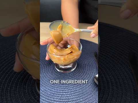 Magic 1-Ingredient Dulce de Leche! Sweetened Condensed Milk Caramel 😋 #shorts