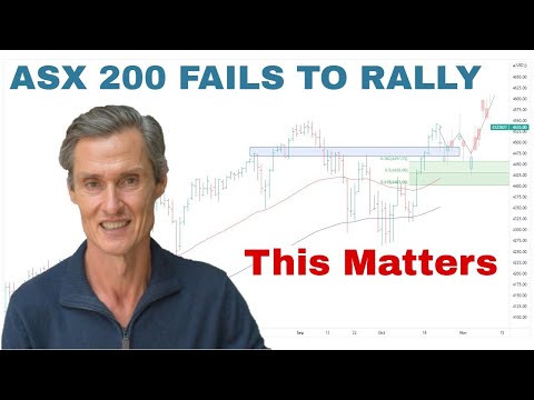 ASX 200 Fails to Rally — This Is Important | Stock Market Technical Analysis