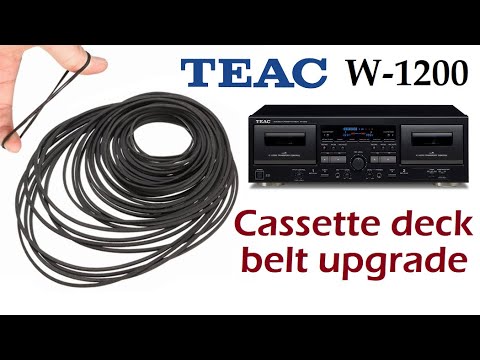 The big difference little cassette deck belts can make