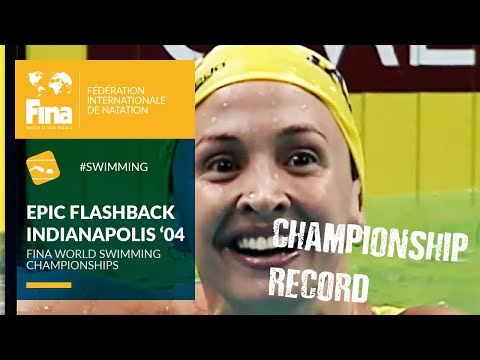 Плавание Brooke Hanson's Championship Record at Indianapolis 2004 | FINA World Swimming Championships