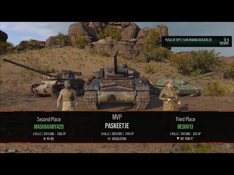 Absolution, Ace Tanker (#255), 6 Kills, 3,8k damage (WOT Modern Armor - Battle Tier: VI)