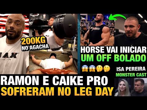 RAMON AGACHA COM 200KG COM CAIKE E JULIO - HORSE FARÁ OFF SEASON PESADO, SAIZEN REVELOU O PLANO