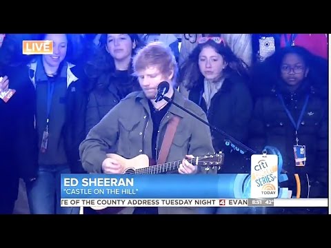 Ed Sheeran - Castle on the Hill - Today Show
