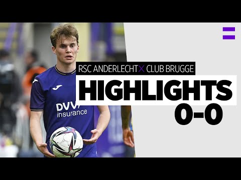 HIGHLIGHTS: RSC Anderlecht - Club Brugge | 2021-2022 | Chances but no goals