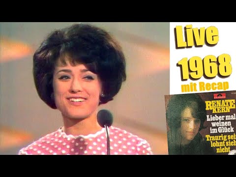 Renate Kern - Lieber mal weinen im Glück | Live, 1968