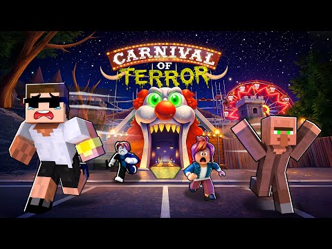 Escaping Horror Carnival in Roblox..