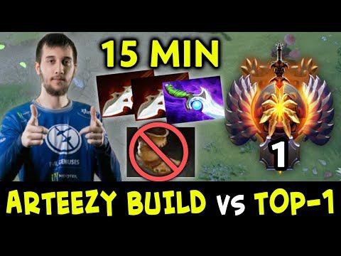 Arteezy BUILD — when he meets TOP-1 RANK