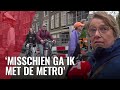 Sceptische fietsers krijgen tijdelijk fietspad op Nieuwmarkt