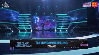 Download lagu ZAMANI - TAK MUNGKIN BERPALING | LIVE GEGARVAGANZA 6 (MINGGU 6) mp3