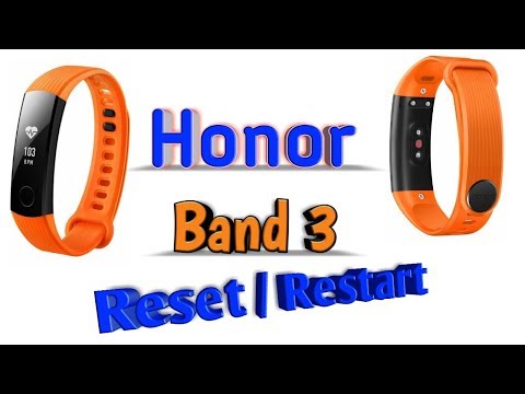 How to  Reset Honor band 3 |Telugu|