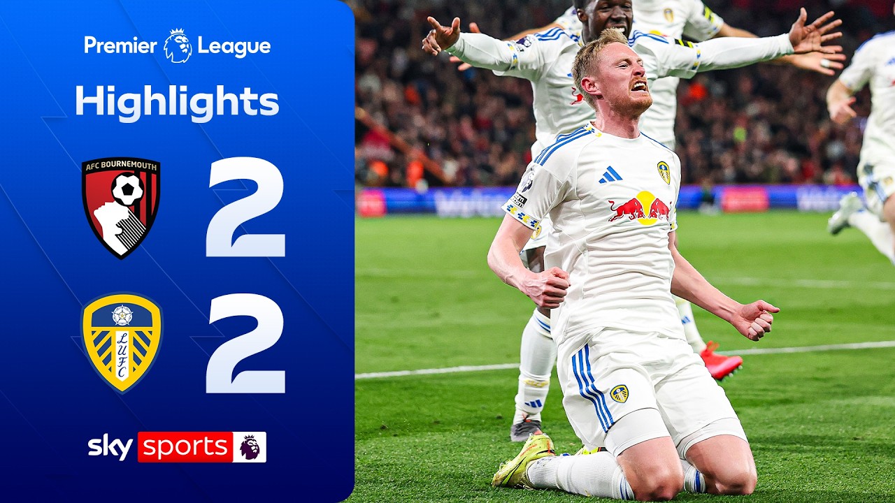 Longstaff scores 97th minute equaliser! ⏰ | Bournemouth 2-2 Leeds | Premier League Highlights