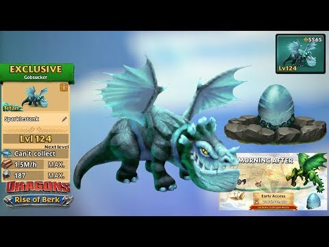 Sparklestank (New Exclusive Gobsucker) Level 124 | Dragons: Rise of Berk