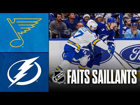 Blues vs Lightning | Faits saillants