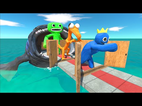 Who Can Go Through All The Doors When Attacked By Bloop - Animal Revolt Battle Simulator