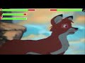 The Fox And The Hound 1981 Final Battle With Healthbars Edited By GabrielD2002