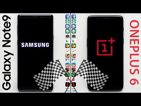 Galaxy Note 9 vs. OnePlus 6 Speed Test