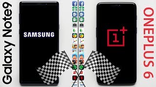 Galaxy Note 9 vs. OnePlus 6 Speed Test