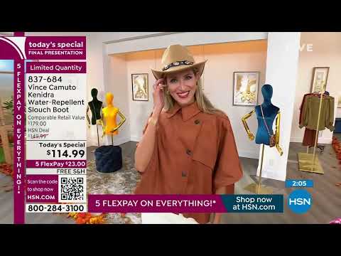 Vince Camuto Kenidra WaterRepellent Slouch Boot