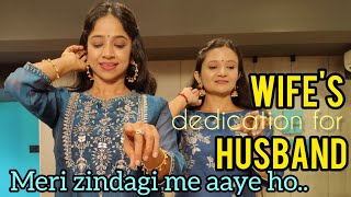 Meri zindagi me aaye ho #karwachauth #wife #husban