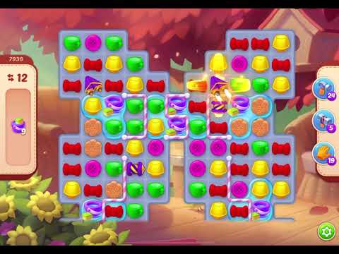 HomeScapes Level 7939 no boosters (18 moves)