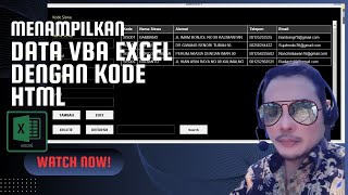 Cara Menampilkan Data Vba Excel dengan Kode HTML