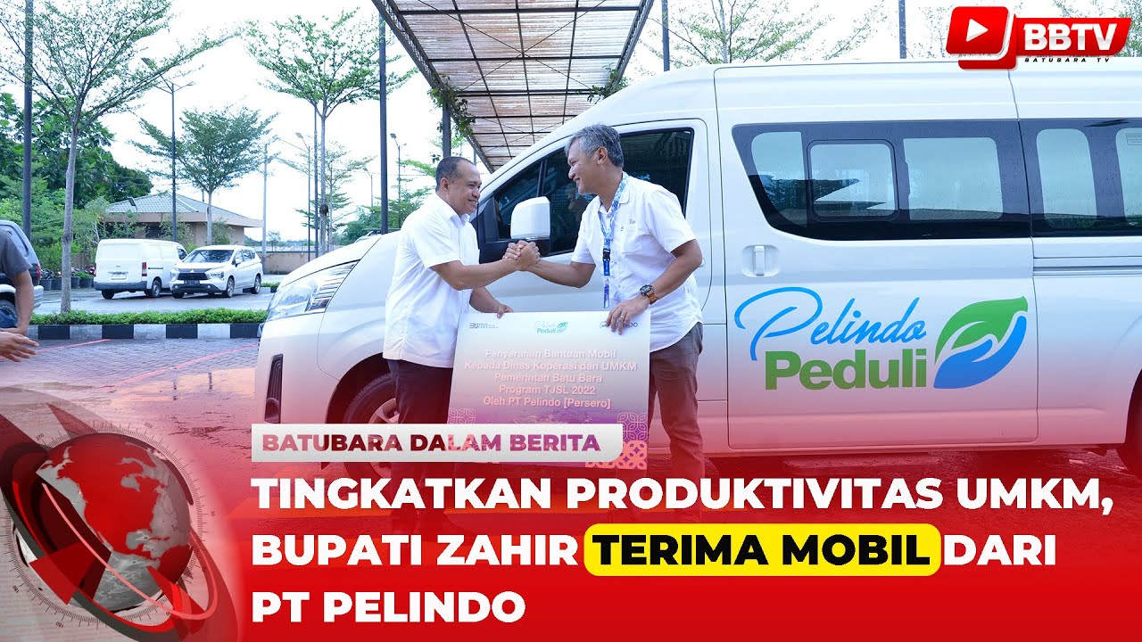TINGKATKAN PRODUKTIVITAS UMKM, BUPATI ZAHIR TERIMA MOBIL DARI PT PELINDO
