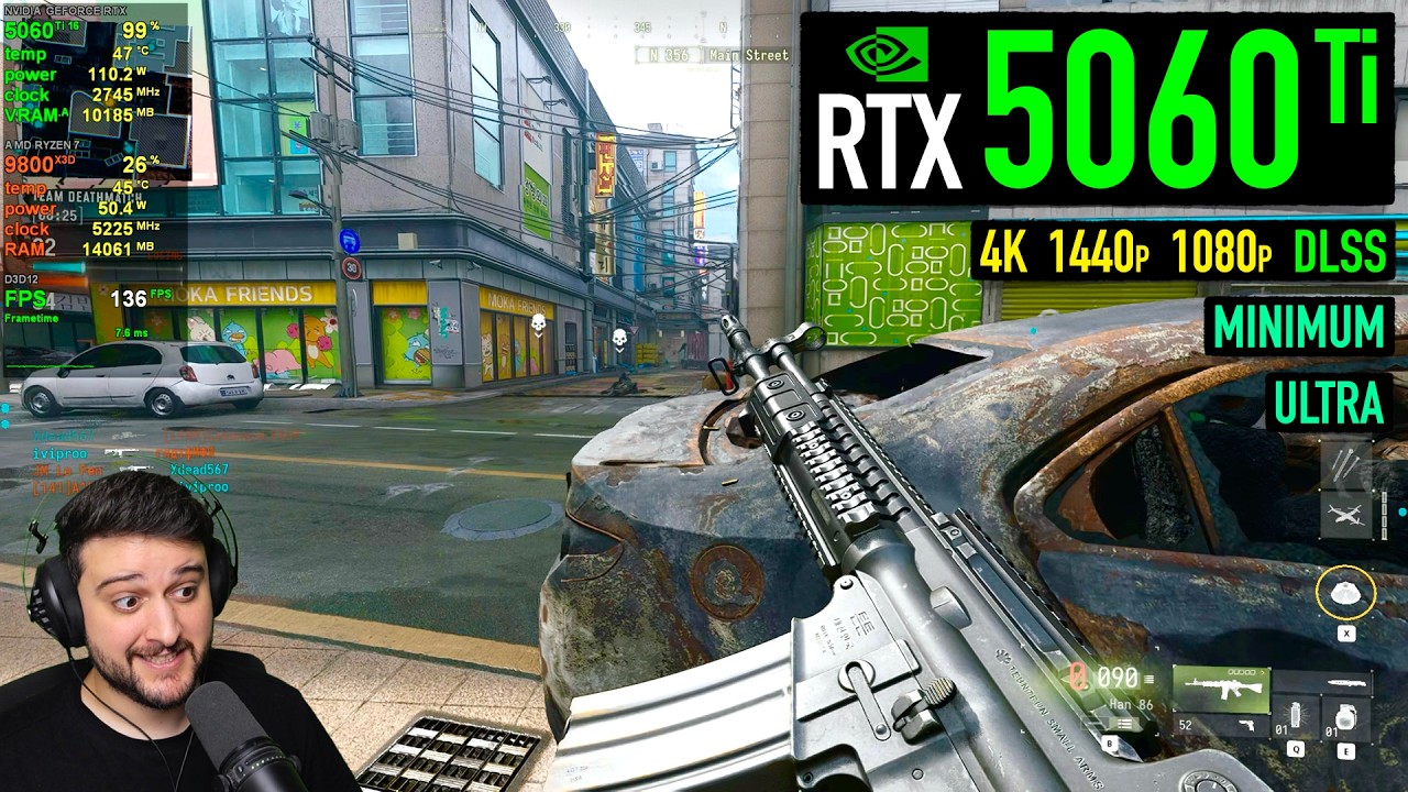 RTX 5060 Ti - Call Of Duty: Modern Warfare 4 - Multiplayer (Competitive & Ultra Settings)
