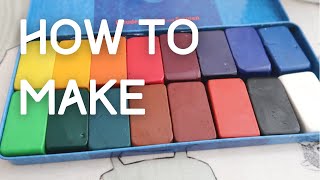 How to Make Beeswax Block Crayons AMAZING RESULTS!!! Stockmar comparison - DIY Crayons