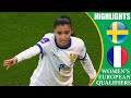 Sweden vs France  || HIGHLIGHTS || Women's Euro 2025 Qualifiers