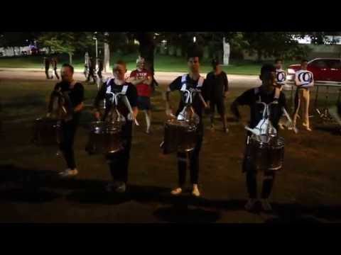 Bluecoats - DCI Finals 2016 - Battery Warmup