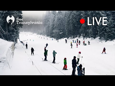 Harghita Băi - Hargitafürdő Ski 🔴 Live Webcam