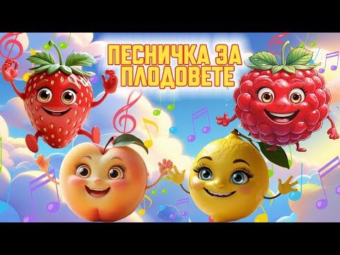 Плодчетата Дават Супер Сила - Детска Песничка За Плодовете