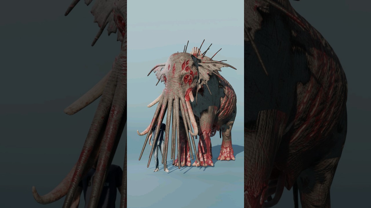 Zoochosis Parasite Monster Vs Zoochosis Infected Giraffe Monster