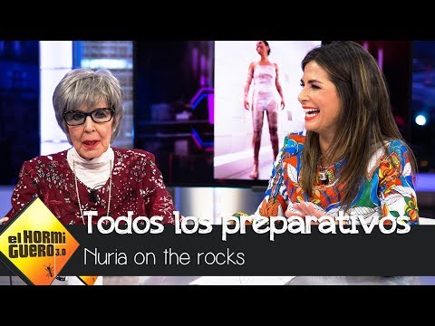 Nuria Roca muestra los preparativos a los que se ha sometido - El Hormiguero 3.0