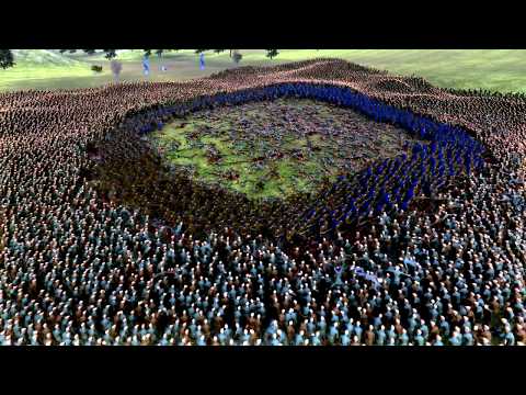 ULTIMATE EPIC BATTLE SIMULATER 30.000 ZOMBIES VS 1.000 GOLDEN KNIGHTS !!! MASSIVE BATTLE WAR