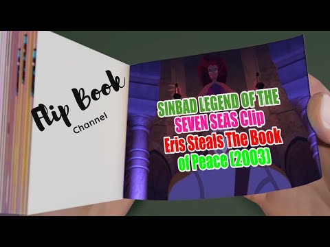 SINBAD： LEGEND OF THE SEVEN SEAS Clip   ”Eris Steals The Book of Peace” 2003 Part 2