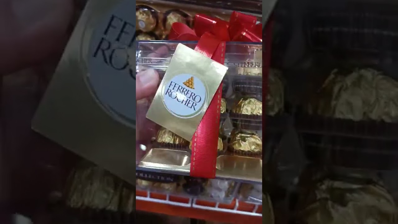 FERRERO ROCHER best gift to loveones #shorts #ferrerorocher #sweets #bestgift #yummy #asmr