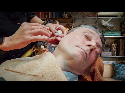 ???? Ultimate Relaxation At Barber 88 In Japan! Dora's Perfect Shave, Ear Cleaning & Head Massage