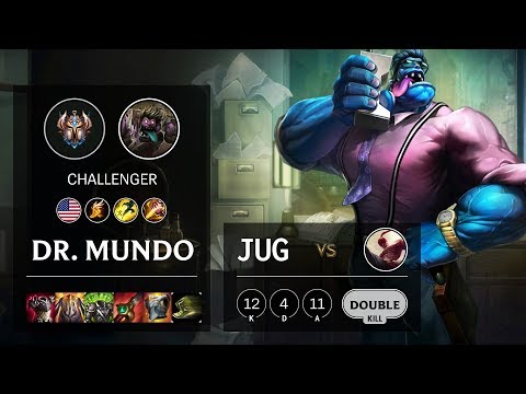 Dr. Mundo Jungle vs Lee Sin - NA Challenger Patch 10.5