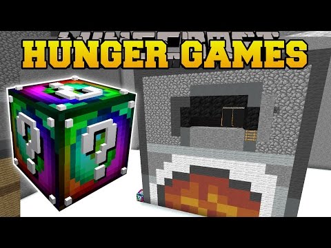 Minecraft: WEIRD ROOM HUNGER GAMES - Lucky Block Mod - Modded Mini-Game