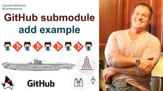 Add git submodules to GitHub example