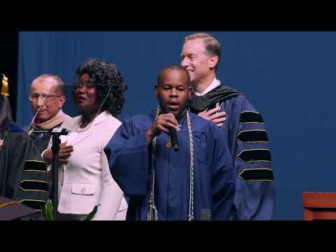 WGU 2022 Salt Lake City Bachelor's Commencement - National Anthem Sang By Devon Womack