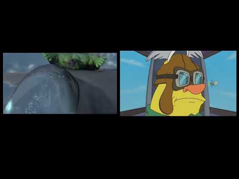 Clayface (Dragon Rockz Style) Hulk 2003 Comparison Hulk Vs Jet Fighter Falling