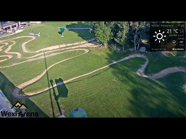 Live webcam view of Pump Track del Bike Park Wexl Arena