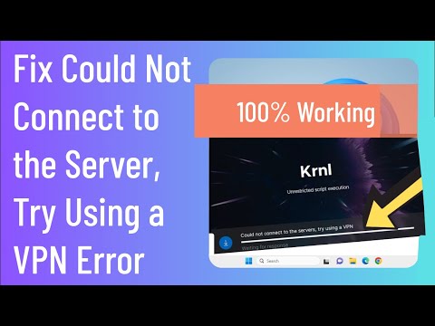 Krnl Try Using A Vpn