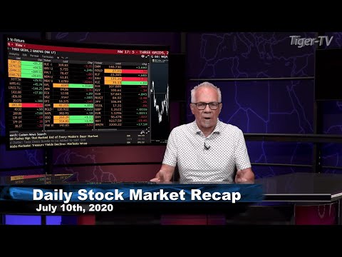 July 10th, Daily Stock Market Recap with Tom O'Brien - 2020