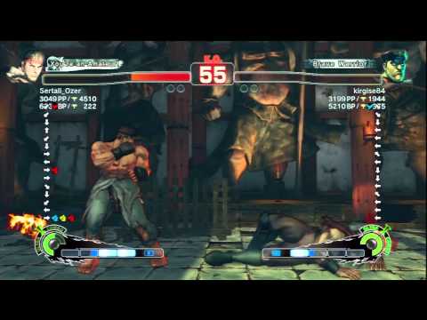 Sertali_Ozer (Ryu) Vs kirgise84 (M.Bison) SSF4 AE Ranked Matches - PSN
