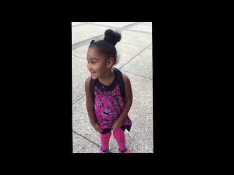 Anastasia spelling her name.