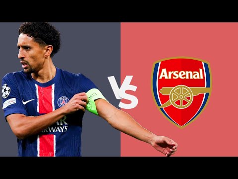 Marquinhos vs Arsenal | All defense & passes! | UCL 2024/2025 Semi-Finals 1st Leg 29/4/2025