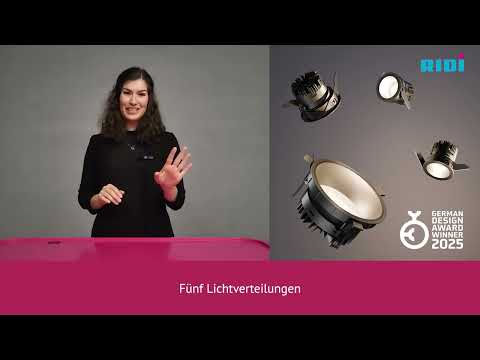 RIDI Spotlights - die Downlight-Familie ALBA in 60 Sekunden!